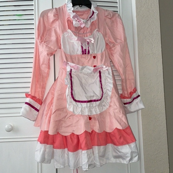 Ladies Handmade Babydoll cottagecore schoolgirl lolita ruffle Dress - Picture 4 of 12